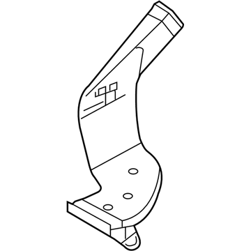 Hyundai 97370-H9000 Rear Heating Duct Right Hand 97370-H9000 Hyundai Rear Heating Duct Right Hand Illustration 1 of 1