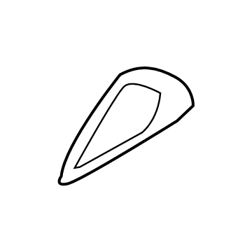 Hyundai 83427-D2010 Glass Rear Door Fixed Right Hand 83427-D2010 Hyundai Glass Rear Door Fixed Right Hand Illustration 1 of 1