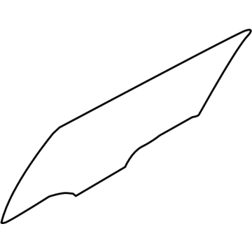 Hyundai 83420-D2000 Rear Door Glass Assembly Right Hand 83420-D2000 Hyundai Rear Door Glass Assembly Right Hand Illustration 1 of 1
