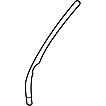 83140-4D100 Hyundai WEATHERSTRIP Assembly-TAILGATE A/PINCH,RH Illustration 1 of 1