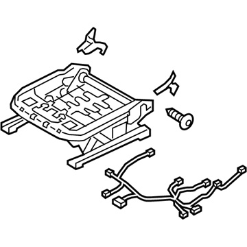 Hyundai 88500-J3140-NNB Left Hand Track Assembly 88500-J3140-NNB Hyundai Left Hand Track Assembly Illustration 1 of 1