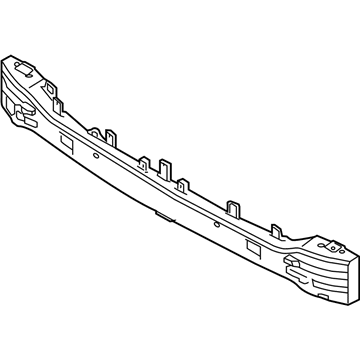 86631-G7000 Hyundai Rear Bumper Beam Illustration 1 of 1