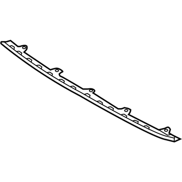 86689-G2000 Hyundai Moulding-Rear Bumper Lower,Center Illustration 1 of 1