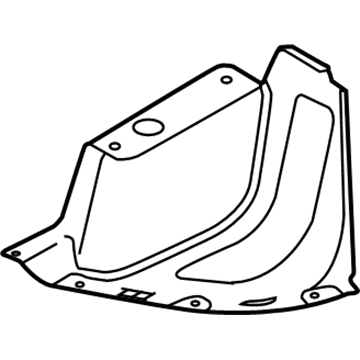 Hyundai 86695-G7000 Cover-Rear Bumper Side Under,LH 86695-G7000 Hyundai Cover-Rear Bumper Side Under,LH Illustration 1 of 1