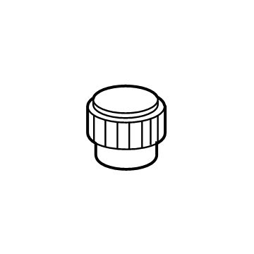 Hyundai 96544-P6000 KNOB-KEYBOARD 96544-P6000 Hyundai KNOB-KEYBOARD Illustration 1 of 1