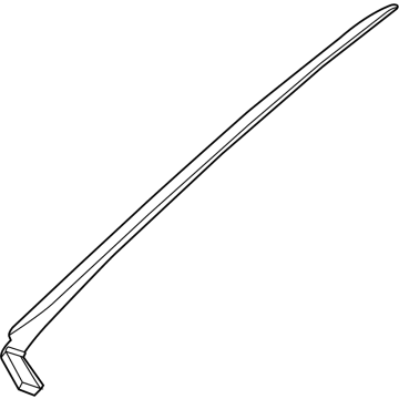 Hyundai 86131-L1510 GARNISH-ASSY DELTA WINDOW LWR 86131-L1510 Hyundai GARNISH-ASSY DELTA WINDOW LWR Illustration 1 of 1