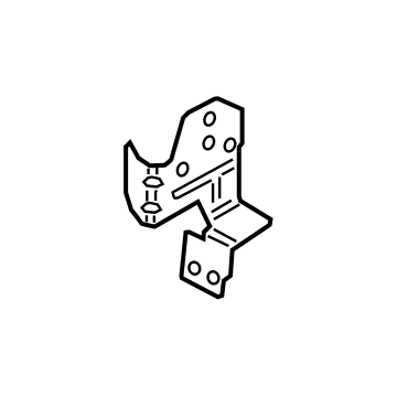 96175-J3000 Hyundai Set Mounting Bracket Left Hand Illustration 1 of 1