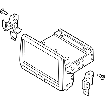 96160-J3510-4X Hyundai Audio Assembly Illustration 1 of 1