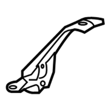64587-F9000 Hyundai Bracket Assembly-Fender & Bumper Mounting Illustration 1 of 1
