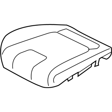 88200-S8020-UBR Hyundai Front Seat Cushion Assembly Right Hand Illustration 1 of 1
