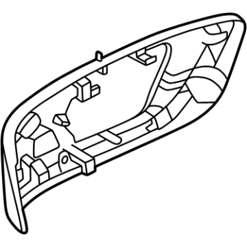 Hyundai 89297-R6310-NNB GARNISH-RR CUSHION,RH LEVER 89297-R6310-NNB Hyundai GARNISH-RR CUSHION,RH LEVER Illustration 1 of 1