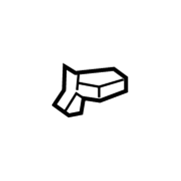 86578-4Z000 Hyundai Bracket-Front Bumper Side Reinforcement,R Illustration 1 of 1