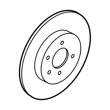 2019 Hyundai Santa Fe Brake Disc - 58411-S2300
