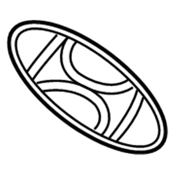 86300-4R100 Hyundai Tail Gate Logo Emblem Illustration 1 of 1