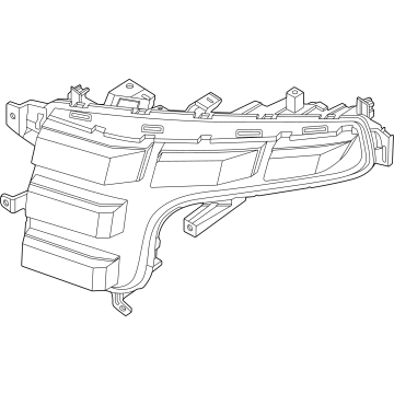 Hyundai 92207-K5500 LAMP ASSY-DAY RUNNING LIGHT,LH 92207-K5500 Hyundai LAMP ASSY-DAY RUNNING LIGHT,LH Illustration 1 of 1