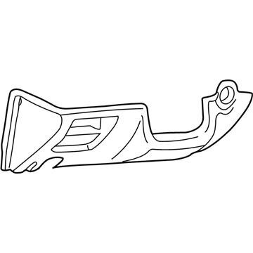 84755-39500 Hyundai Reinforcement Assembly-Crash Pad Lower L/H Illustration 1 of 1