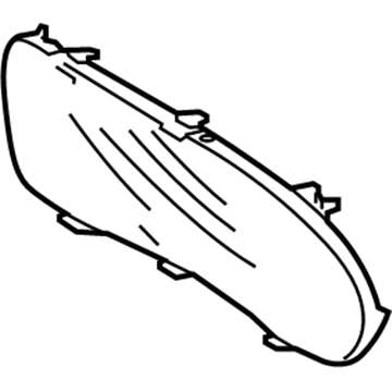 94360-G3000 Hyundai Front Acryl Lens Illustration 1 of 1
