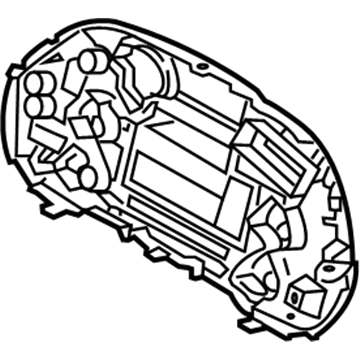 94365-G3000 Hyundai Case-Cluster,Lower Illustration 1 of 1