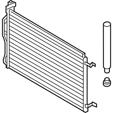 97606-J3190 Hyundai Cooler Condenser Assembly Illustration 1 of 1