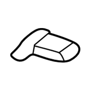 87218-39000 Hyundai Piece-Roof Garnish End Front,LH Illustration 1 of 1