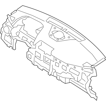 Hyundai 84701-BE000-NNB Main Crash Pad Assembly 84701-BE000-NNB Hyundai Main Crash Pad Assembly Illustration 1 of 1