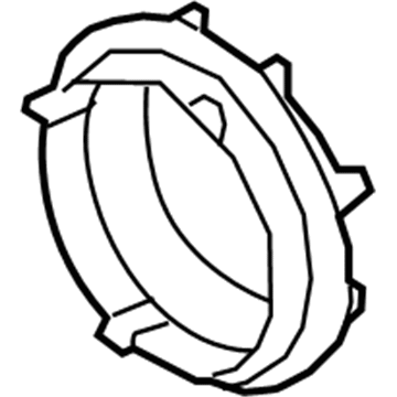 92140-4Z500 Hyundai Headlamp Dust Cap Illustration 1 of 1
