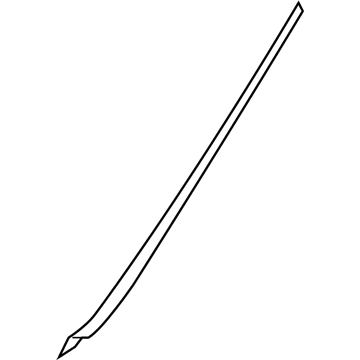 86131-B8000 Hyundai MOULDING Assembly-Windshield Side,LH Illustration 1 of 1