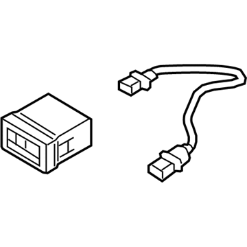 96120-B1000 Hyundai Aux & Usb Jack Assembly Illustration 1 of 1