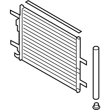 97606-K4010 Hyundai Cooler Condenser Assembly Illustration 1 of 1