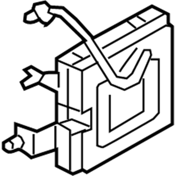 Hyundai 95410-D3AA0 Brake Control Module And Receiver Unit Assembly 95410-D3AA0 Hyundai Brake Control Module And Receiver Unit Assembly Illustration 1 of 1