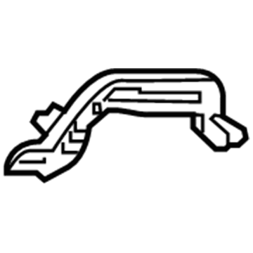 Hyundai 83485-G3000 Rear Outside Handle Support Bracket 83485-G3000 Hyundai Rear Outside Handle Support Bracket Illustration 1 of 1