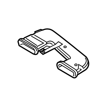Hyundai 37574-G5610 Duct Assembly-Outlet 37574-G5610 Hyundai Duct Assembly-Outlet Illustration 1 of 1