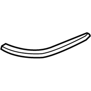 86686-3K710 Hyundai Moulding-Rear Bumper Lower,RH Illustration 1 of 1