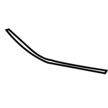 86684-3K710 Hyundai Moulding-Rear Bumper Upper,RH Illustration 1 of 1