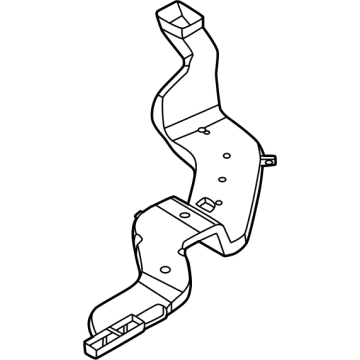 Hyundai 97370-R6000 Rear Heating Duct Right Hand 97370-R6000 Hyundai Rear Heating Duct Right Hand Illustration 1 of 1