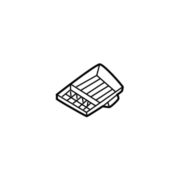 Hyundai 97393-R6000-NNB NOZZLE ASSY-SIDE DEFROSTER,RH 97393-R6000-NNB Hyundai NOZZLE ASSY-SIDE DEFROSTER,RH Illustration 1 of 1