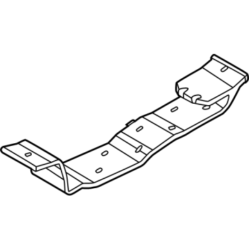 97361-R6000 Hyundai DUCT-REAR HEATING EXTENTION,LH Illustration 1 of 1