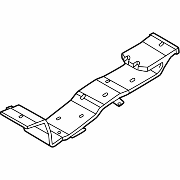 97371-R6000 Hyundai DUCT-REAR HEATING EXTENTION,RH Illustration 1 of 1