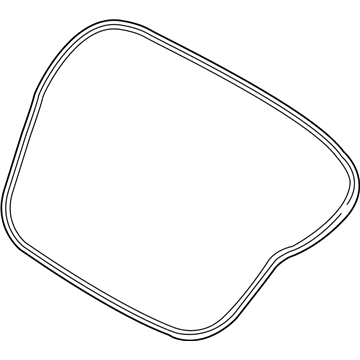 87321-J3000 Hyundai Weatherstrip-Tail Gate Opening Illustration 1 of 1