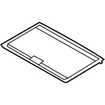 Hyundai 81666-3M000-TX Sunroof Sunshade Assembly 81666-3M000-TX Hyundai Sunroof Sunshade Assembly Illustration 1 of 1