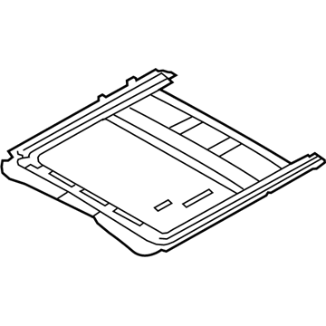 Hyundai 81620-3M100 Sunroof Frame Assembly 81620-3M100 Hyundai Sunroof Frame Assembly Illustration 1 of 1