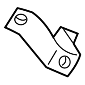 82376-39001 Hyundai Support-Front Door Trim Illustration 1 of 1