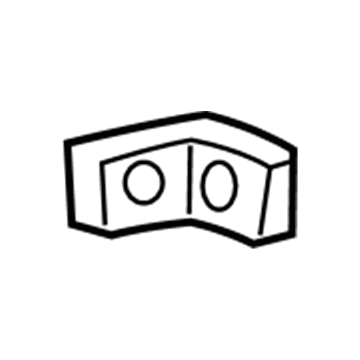 Hyundai 82317-39000 Grommet-Door Trim Mounting 82317-39000 Hyundai Grommet-Door Trim Mounting Illustration 1 of 1