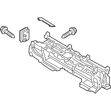 Hyundai 86950-D2500 Flap & Duct Assembly-Active Air 86950-D2500 Hyundai Flap & Duct Assembly-Active Air Illustration 1 of 1