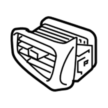 97480-G2000-WMP Hyundai Side Air Ventilator Duct Assembly Left Hand Illustration 1 of 1
