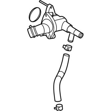 25620-2J101 Hyundai Fitting Assembly-Water Inlet Illustration 1 of 1