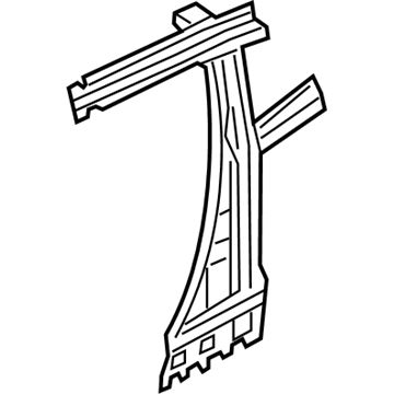 Hyundai 71401-2V010 Center Inner Pillar Assembly Left Hand 71401-2V010 Hyundai Center Inner Pillar Assembly Left Hand Illustration 1 of 1