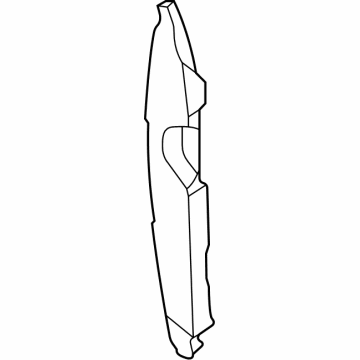 Hyundai 84142-D2500 Fender Insulator Right Hand 84142-D2500 Hyundai Fender Insulator Right Hand Illustration 1 of 1