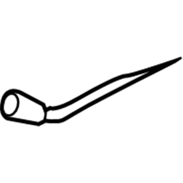 Hyundai 81643-3K000 DEFLECTOR Link-SUNROOF,RH 81643-3K000 Hyundai DEFLECTOR Link-SUNROOF,RH Illustration 1 of 1