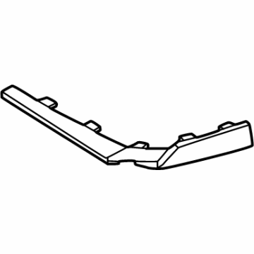 Hyundai 86691-BEAA0 MOLDING ASSY-RR BUMPER,LH 86691-BEAA0 Hyundai MOLDING ASSY-RR BUMPER,LH Illustration 1 of 1